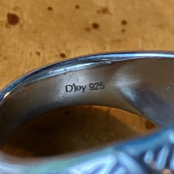 Sierra Nevada Sleeping Beauty Turquoise Sterling Silver Cocktail Ring Size 6 - Picture 5 of 8